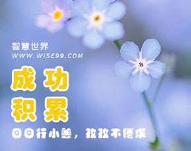 积累与成功：日日行小善，孜孜不倦求